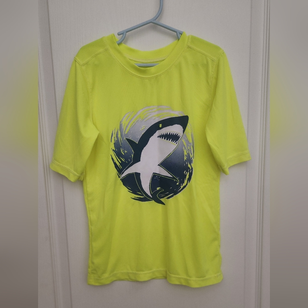 Yellow Boys Rashguard Med 7-8